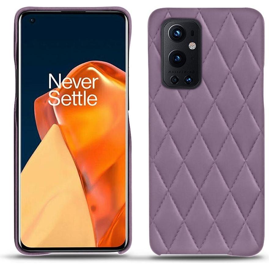 Noreve Lederschutzhülle (OnePlus 9 Pro), Smartphone Hülle, Violett