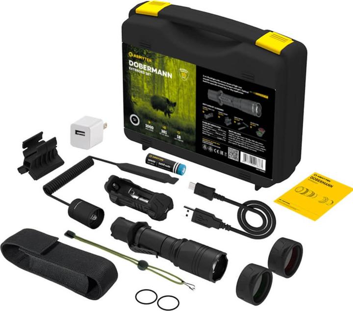 Produktbild ArmyTek Dobermann Extended Set (15 cm, 1000 lm)