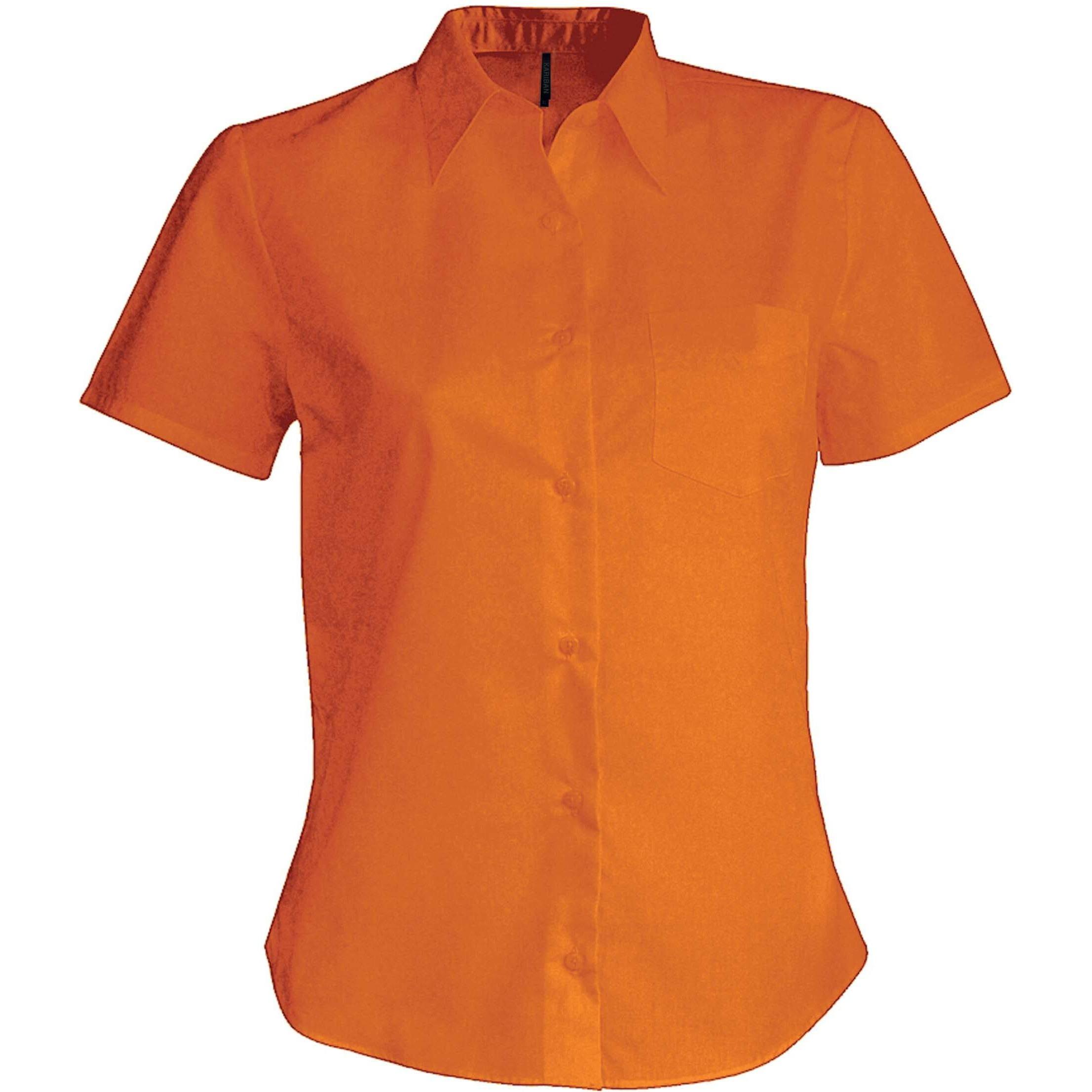 Kariban, Damen, Hemd, Judith, Orange, (XXL)