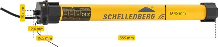 Produktbild Schellenberg Rohrmotor Funk Rolladenmotor PREMIUM 20Nm, Mini