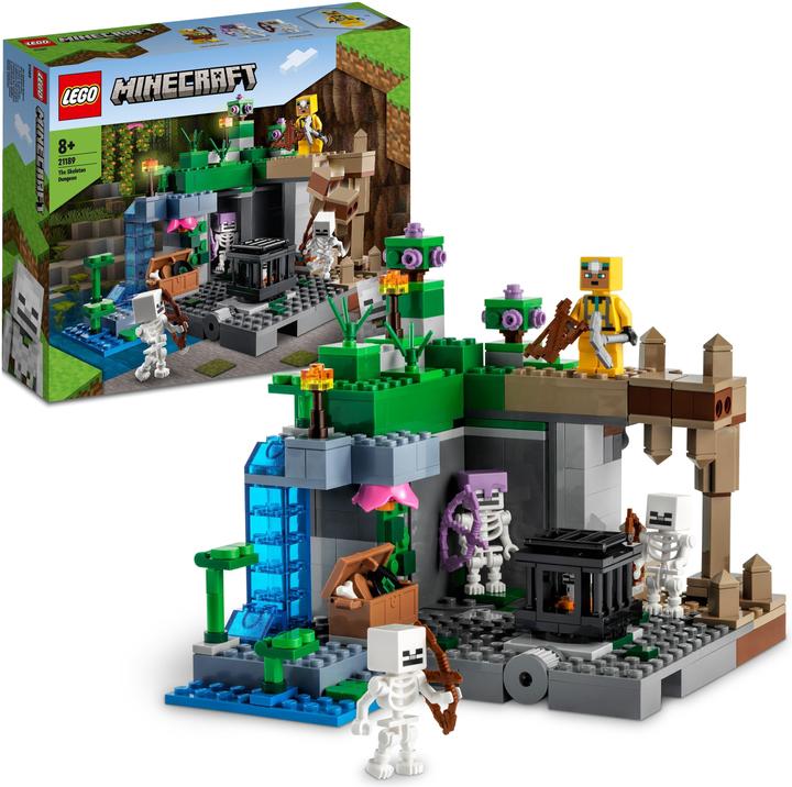 Image du produit LEGO Le donjon du squelette (21189, LEGO Minecraft)