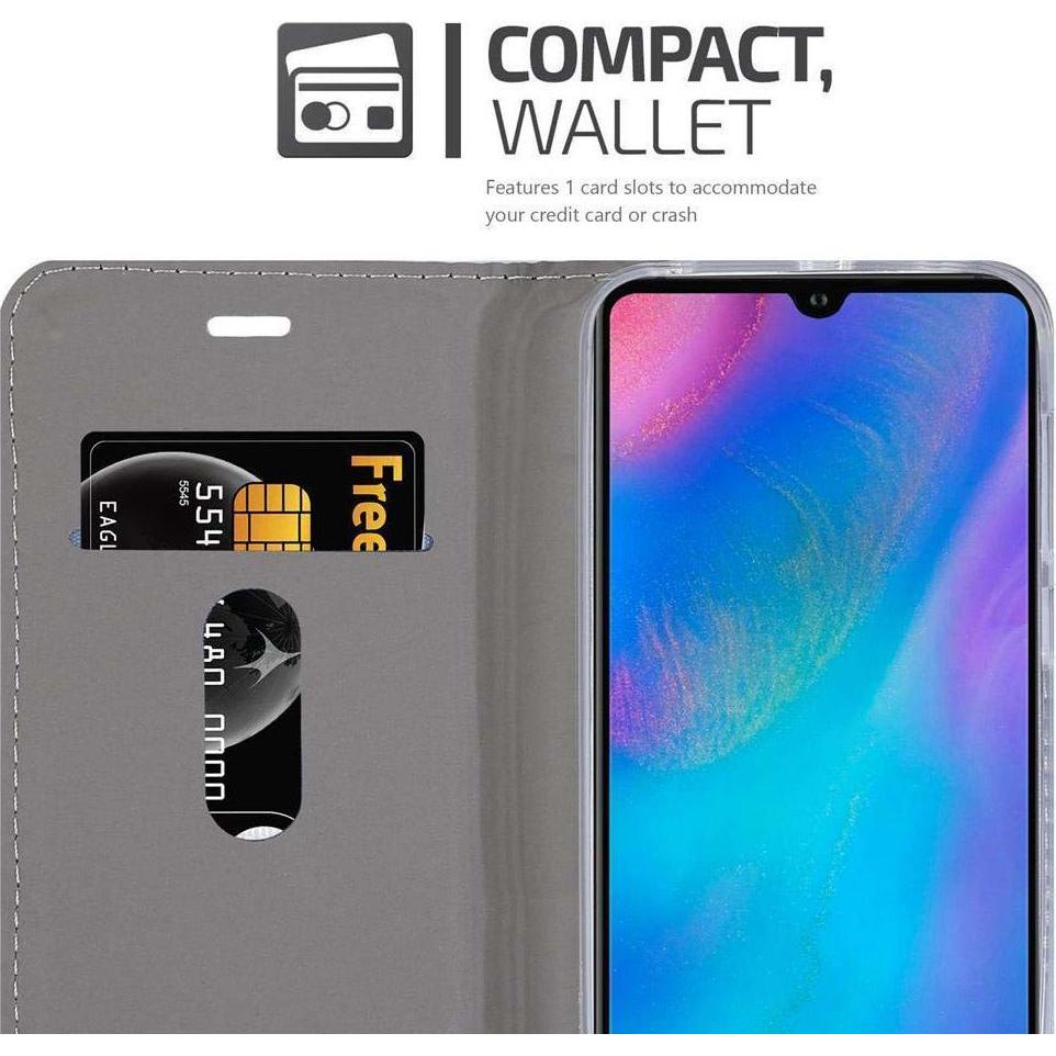 Thumbnail - Cadorabo Jeans Optik (Huawei P30), Smartphone Hülle, Grau, Braun