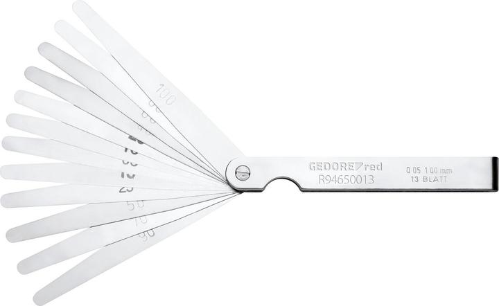 Gedore Voelermaatset vakken 5-100/100 13st