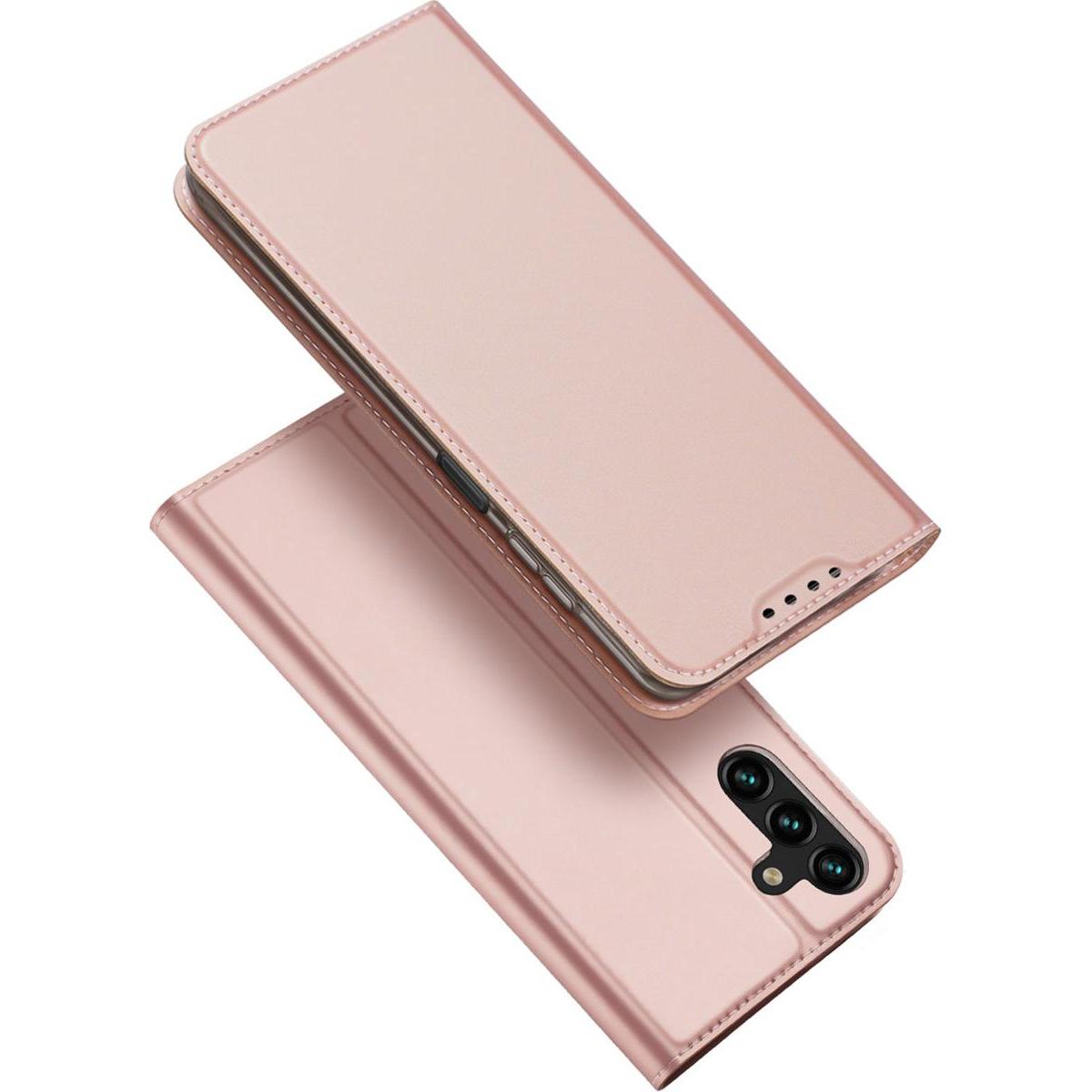 Dux Ducis Galaxy A14 - Flip Folio Case rosa (Samsung Galaxy A14 5G), Smartphone Hülle, Rosa