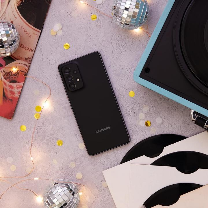 Actual product image Samsung Galaxy A53 5G EU (128 GB, Awesome White, 6.50", Dual SIM, 5G)