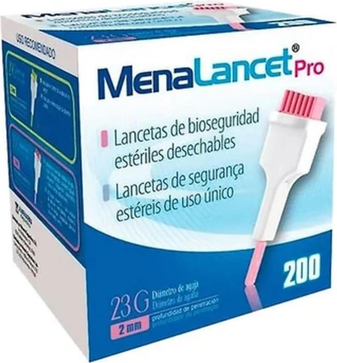 Menarini Menalancet Pro 23g 200 Lancette (Lancette pungidito)
