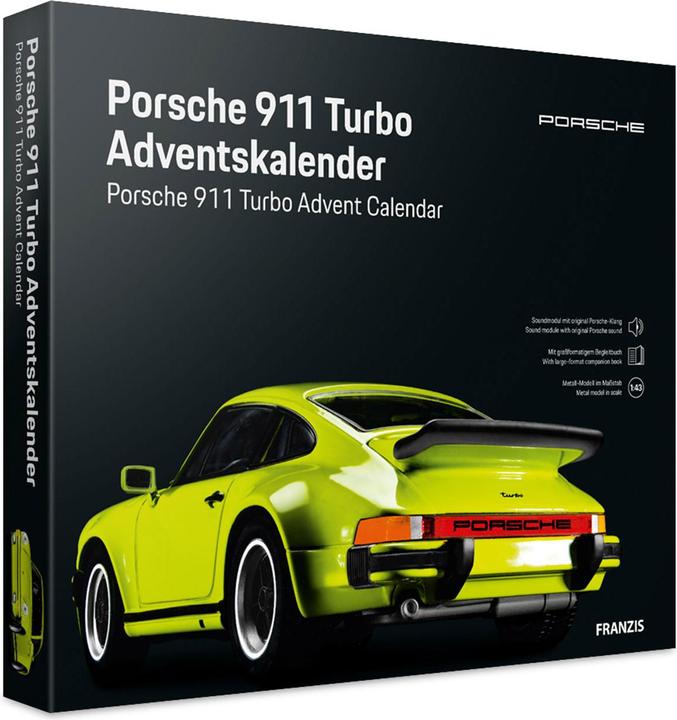 Franzis Calendrier de l'Avent Porsche 911 Turbo