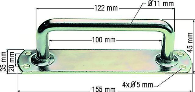 Actual product image Webi Sliding handles