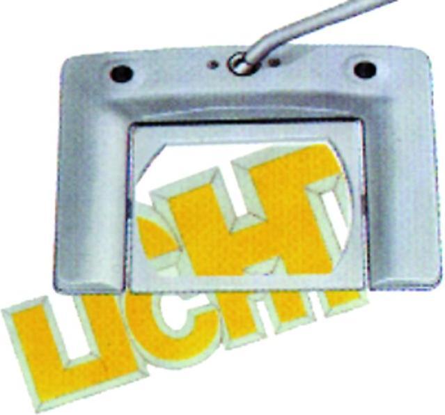 Actual product image Waldmann LED rectangular magnifier light without stand