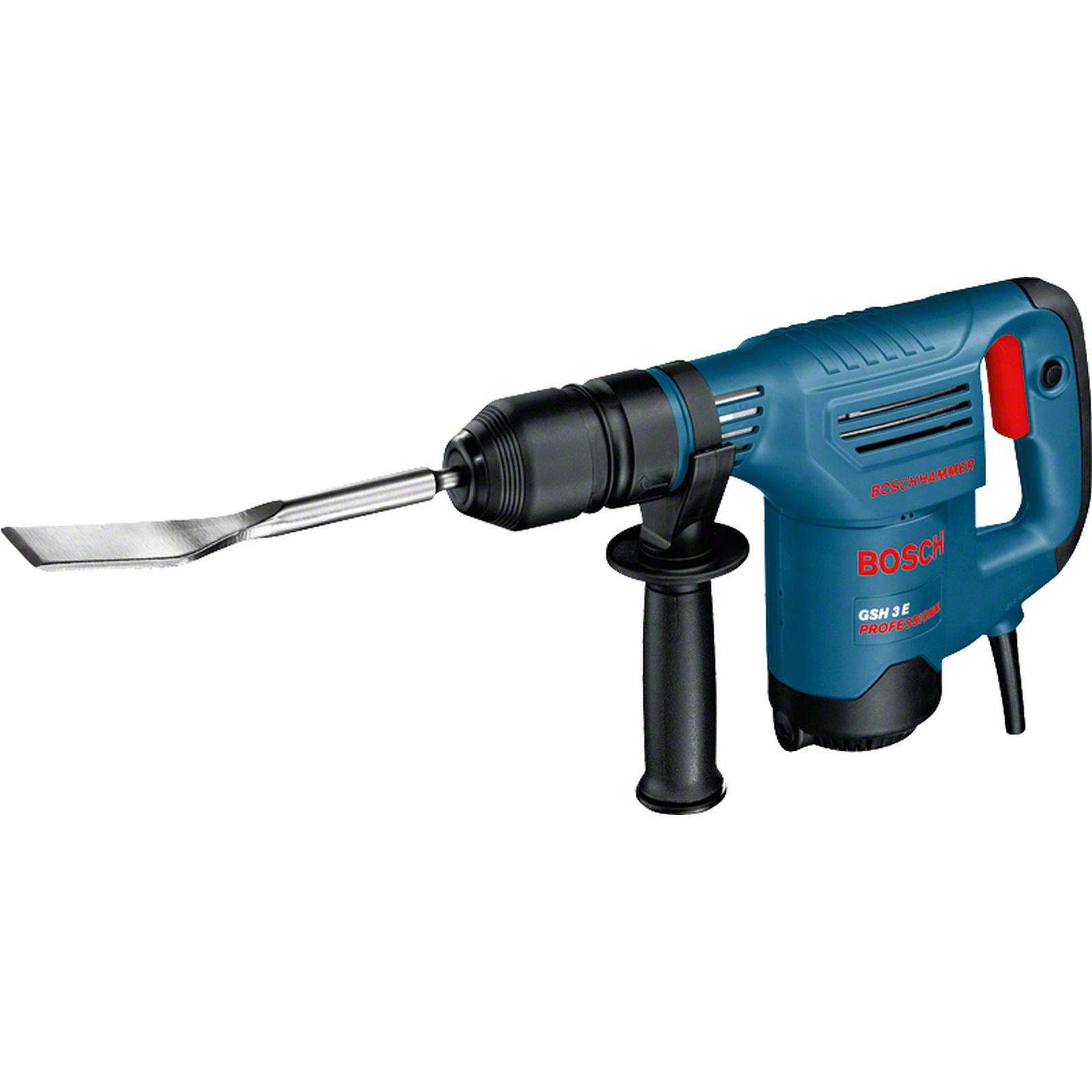 Bosch Professional GSH 3 E: Martello Demolitore + Scalpellatore con SDS-plus