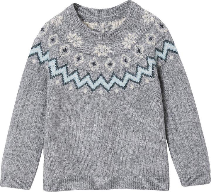 Image du produit Vertbaudet Kinder Pullover mit Norwegermuster Capsule für Weihnachten (116)