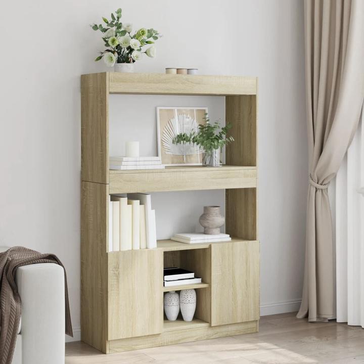 Image du produit vidaXL Highboard (92 x 33 x 140 cm)