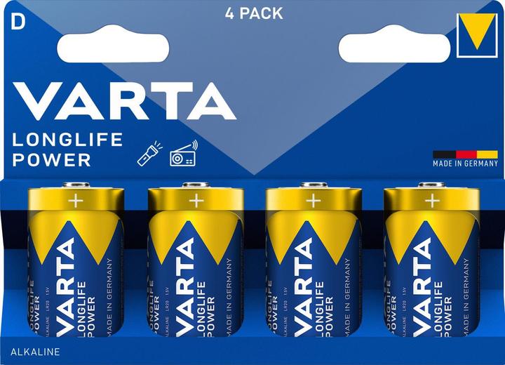 Varta Longlife Power D 4er Bli (4 Stk., D, 16500 mAh)