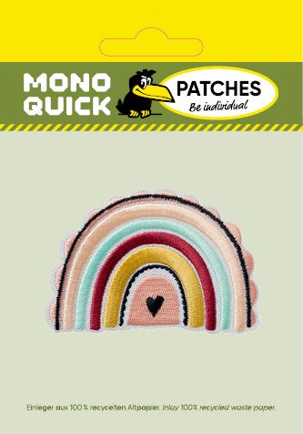 Produktbild Mono Quick Regenbogen mit Herz (1 Stk., 5.80 x 8.60 cm)
