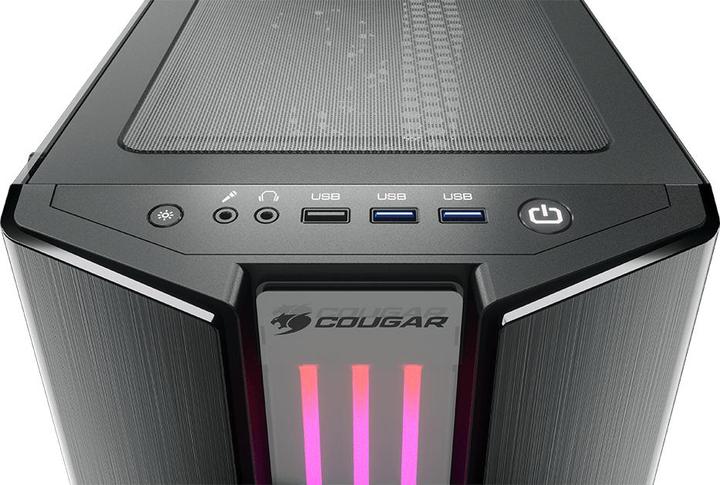 Immagine prodotto Cougar Caso Gemini S Iron-Gray RGB Mid (ATX, mATX, Mini-ITX, SSI CEB)