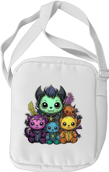 Produktbild Bügelbilder Schulrucksack-Set Comic Gothic Plüschtiere