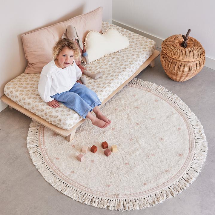 Actual product image Tapis Petit Carpet Emma Dots (130 x 130 cm)