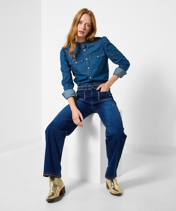 Produktbild Joe Browns Ruffle Collar Denim Blouse (44)