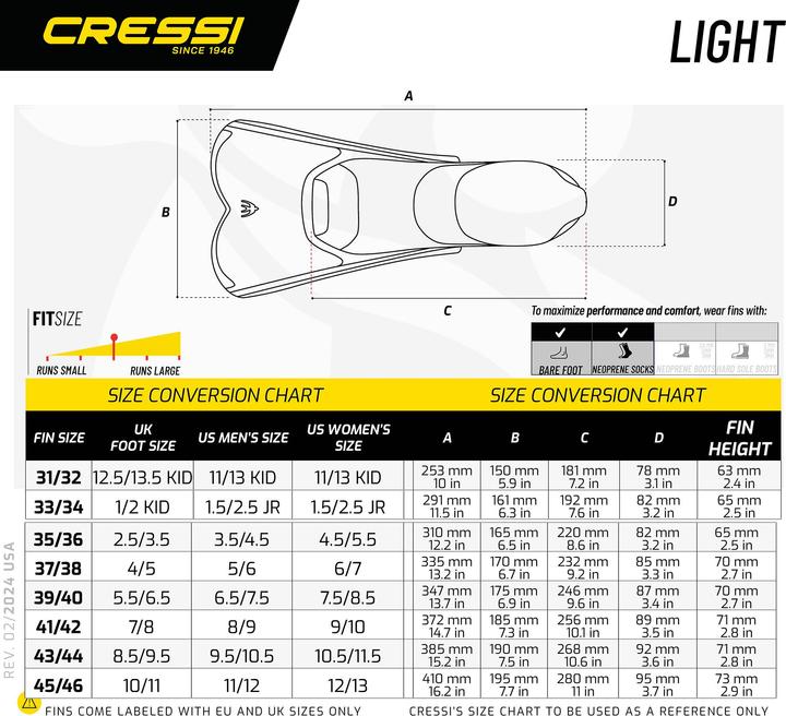 Produktbild Cressi Light (43 - 44)
