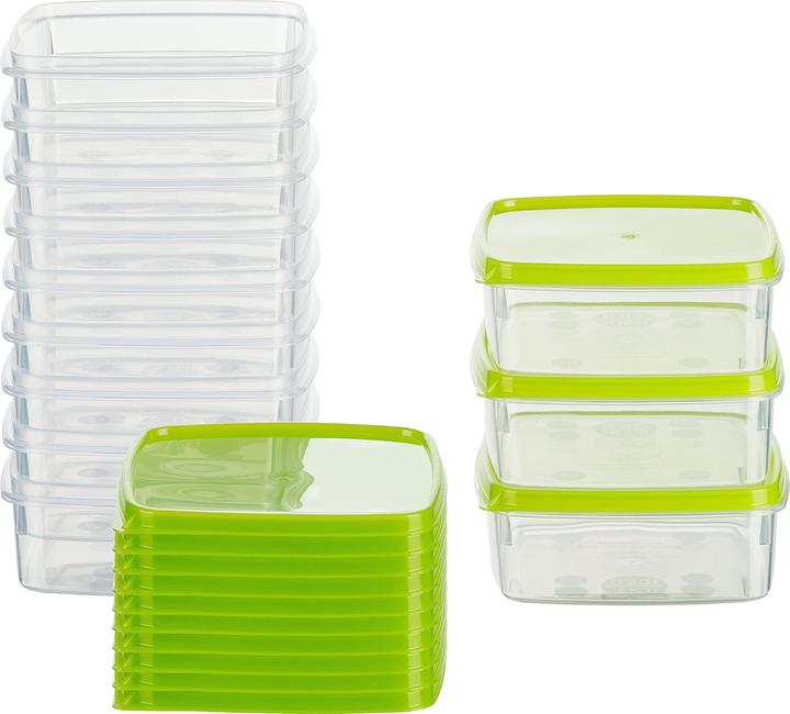 MILAN Contenitore Rettangolare 0,75L Sunset – Turchese Con Divisorio, BPA Free, Microonde E Congelatore - 3