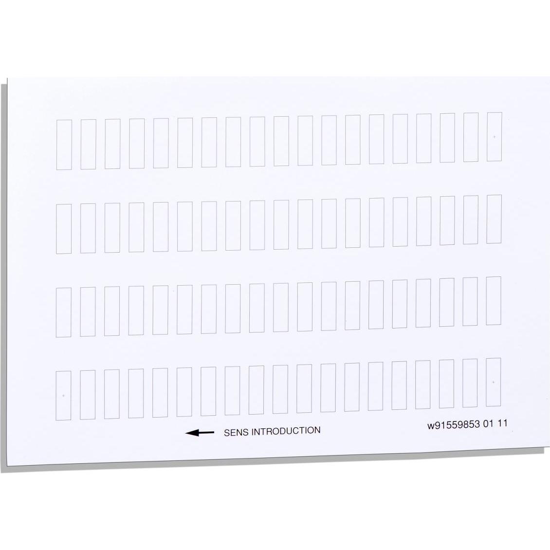 Thumbnail - 10x Schneider Electric Bogen mit76 abziehbaren Schildern ZBY4100, Serverschrank Zubehör