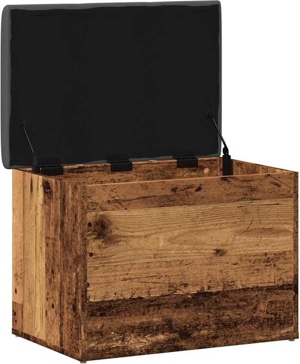 Immagine prodotto VidaXL Panca con portaoggetti in legno recuperato 62x42x45 cm Panca per scarpe in legno (42 cm)