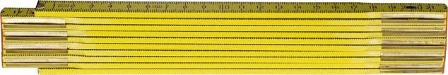 Actual product image Rieffel 2 m wooden metre, yellow (2 m)