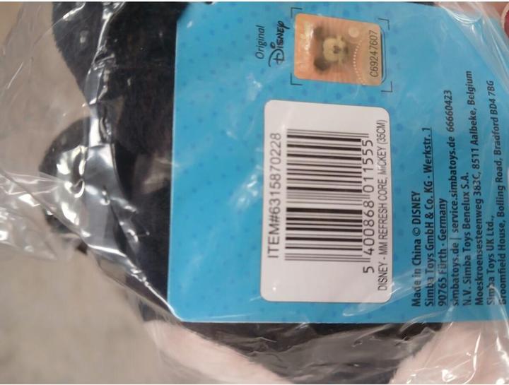 Image du produit Simba Disney MM Refresh Core, Mickey, 35cm (35 cm)