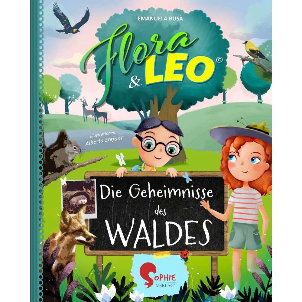 Thumbnail - Flora & Leo, Die Geheimnisse des Waldes, Kinderbücher von Alberto Stefani, Emanuela Busà