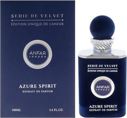 Actual product image Anfar London Azure Spirit For Men 3.4 Oz Extrait De Parfum Spray (Extrait De Parfum)