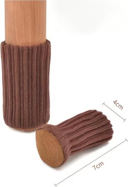 Produktbild Qmexa Stuhlbein-Stulpen (Stuhlsocken, 4 Stück)