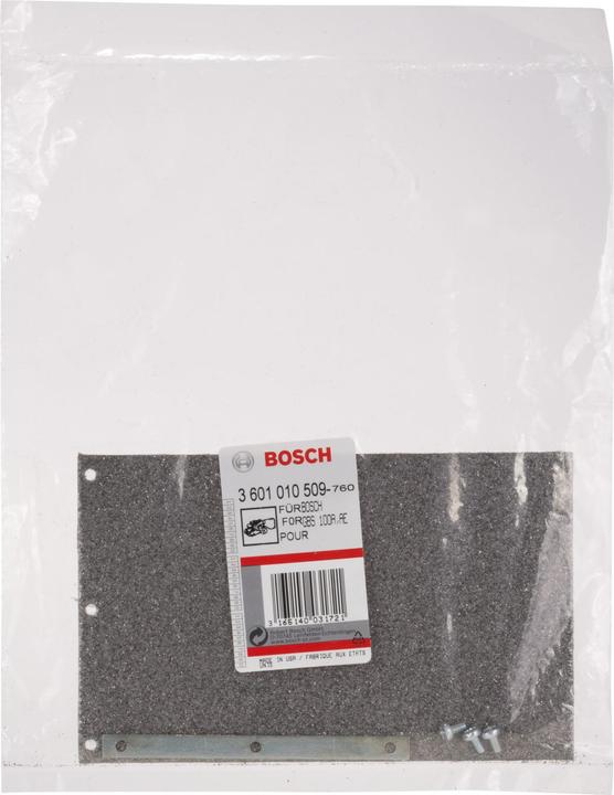 Bosch Professional Zubehör Feinschleifplatte für Bandschleifer, für GBS 100 A/100 AE (Sehr fein)