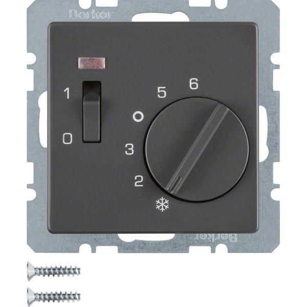 Berker 20316086, Thermostat, Grau
