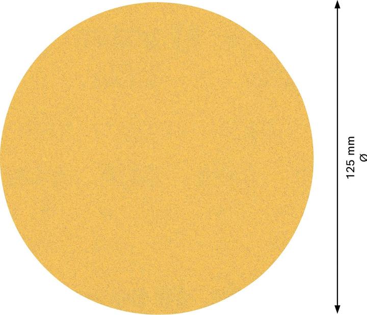 Image du produit Bosch Professional Zubehör Papier abrasif Expert C470 sans trous pour meuleuses d'angle et perceuses, 125 mm, G 120, 50 pcs. (120)