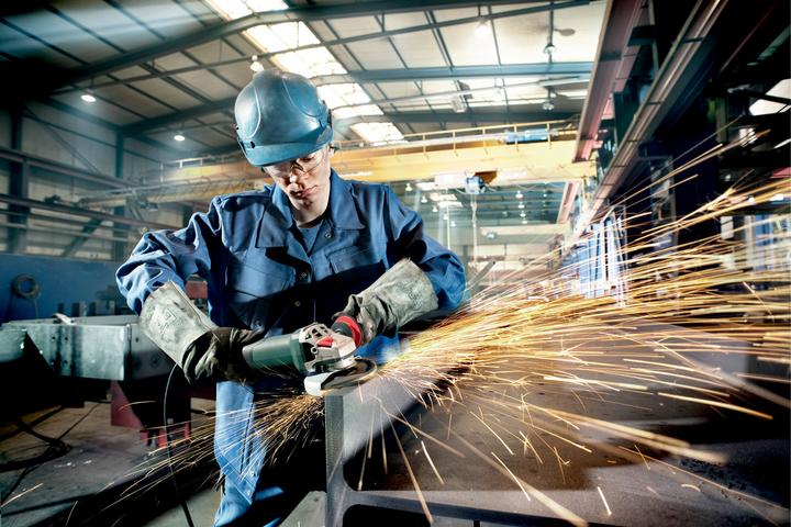 Actual product image Metabo WE17-125 Quick angle grinder (125 mm)