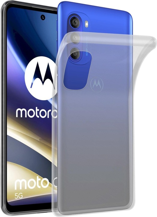 Productafbeelding Cadorabo TPU Ultra Slanke AIR Cover (Motorola Moto G51 5G)