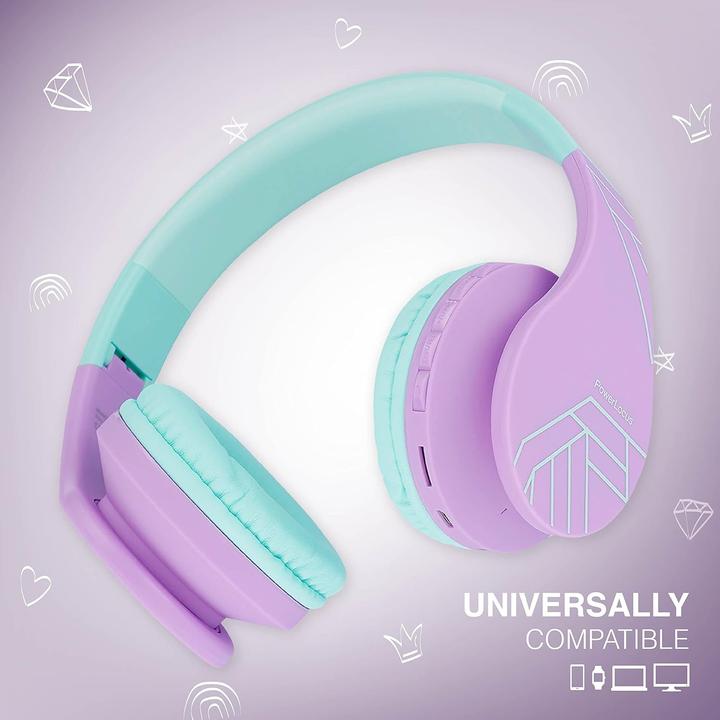 Image du produit PowerLocus Bluetooth Headphones P1 Teal-Purple
