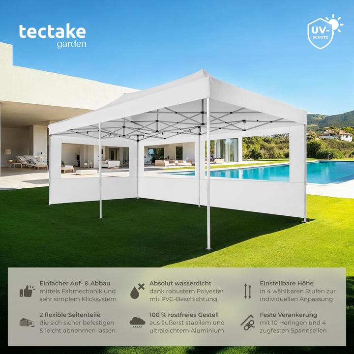Produktbild tectake Garten Pavillon (600 cm, 300 cm)