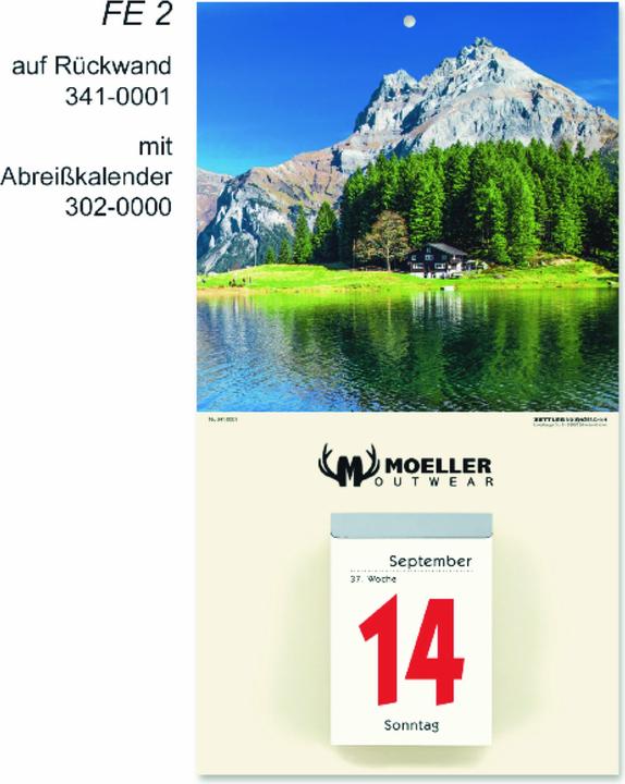 Dos d'écran 341 motif montagne, pour 302, 304, 305, 310, 312, carton, 180 x 330 mm