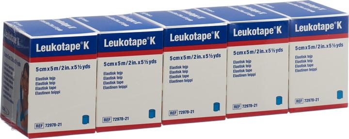 Immagine prodotto BSN Leukotape® K 5 x 5 m 5 pezzi blu (5 m)
