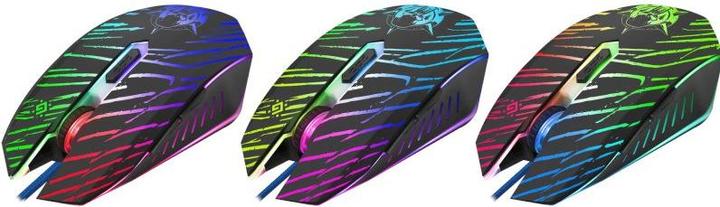 Immagine prodotto Defender Mouse da gioco, cablato, ottico GM-590L DARK AGENT 12800dpi 6P Retroilluminato (Cablato)