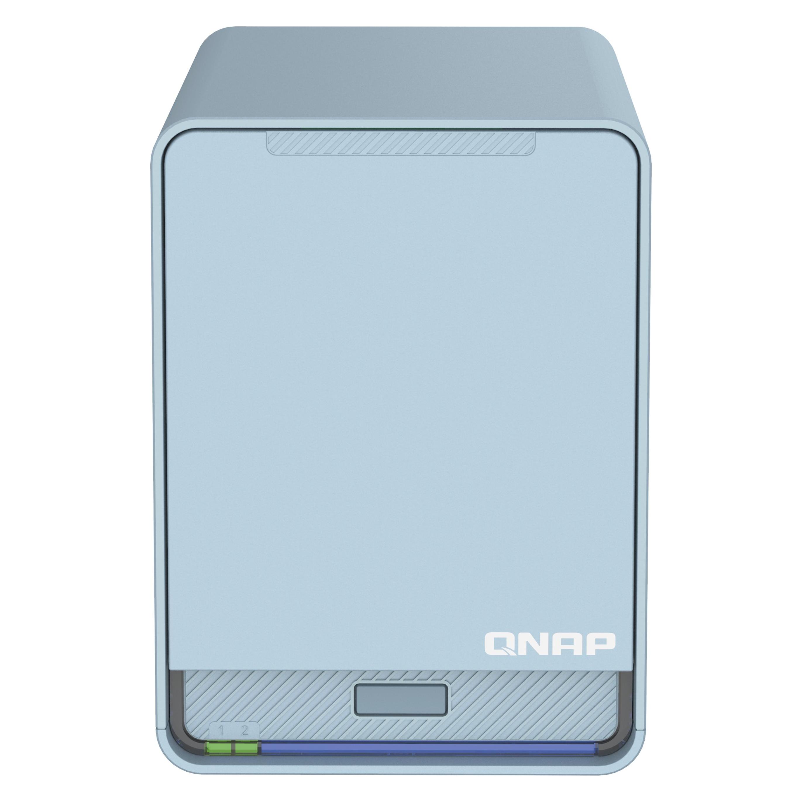 QNAP QMiro-201W, WiFi Mesh, Tri-band home, SD-WAN, router, Router, Blau