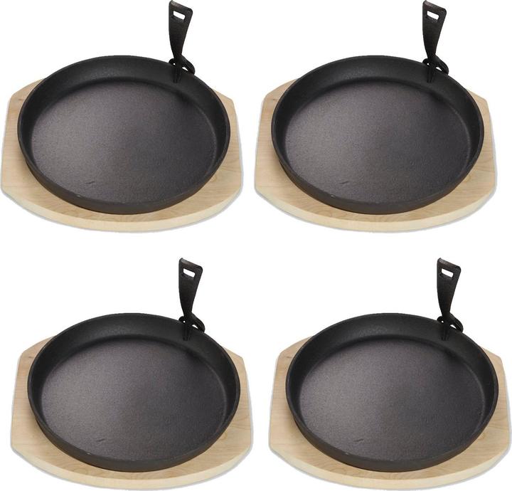 Echtwerk EW-GE-1349-4 Servierpfännchen "Rund", 25 x 3 cm (Frying pan)