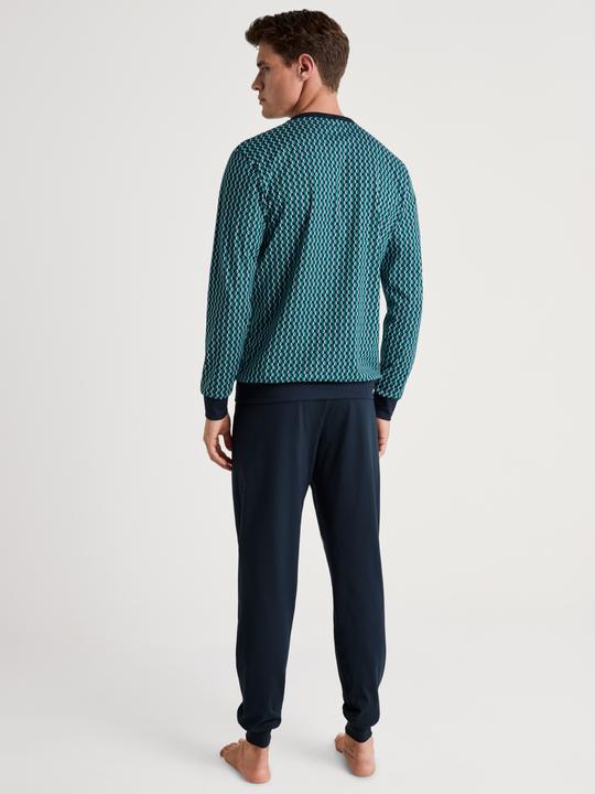 Produktbild Calida Relax Imprint Bündchen-Pyjama (L)