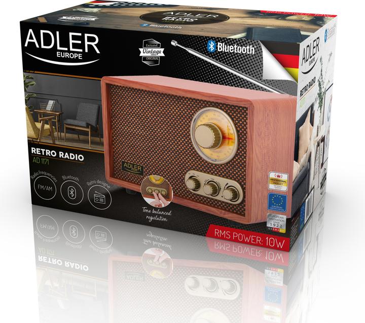 Actual product image Adler AD 1171 (AM, FM, Bluetooth)