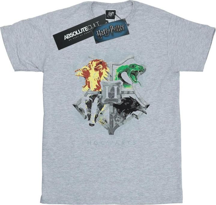 Immagine prodotto Hogwarts Painted Crest Maglietta Ragazzi (128)