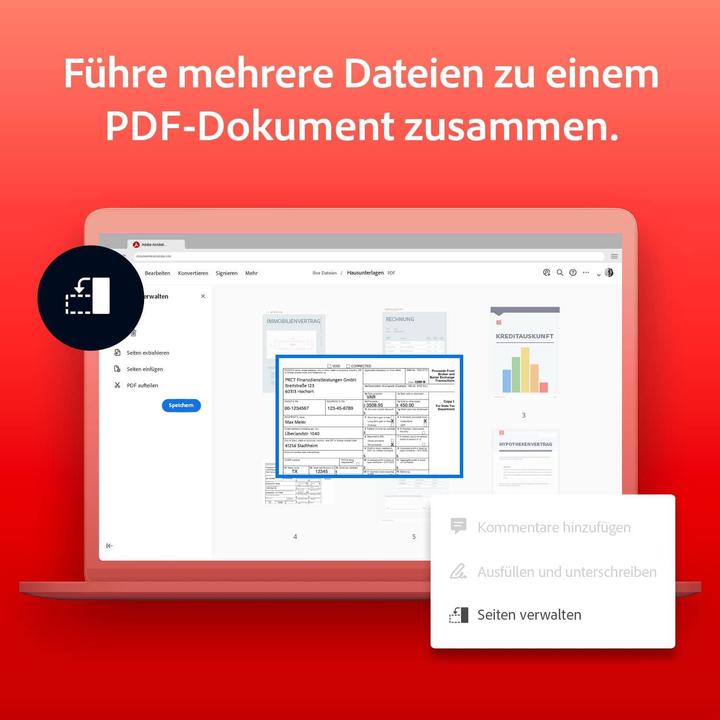 Produktbild Adobe Acrobat PDF Pack (1 User, 12 Monate)
