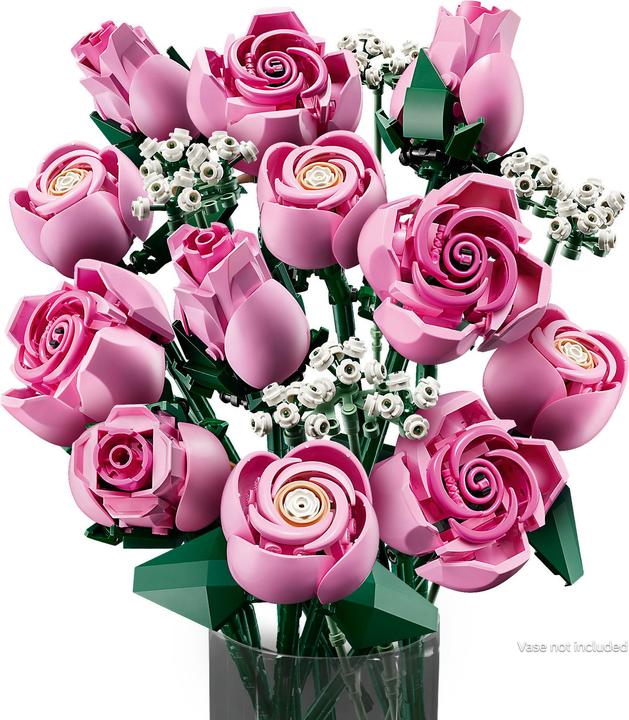 Image du produit LEGO Bouquet de roses roses (10374, LEGO Botanical)