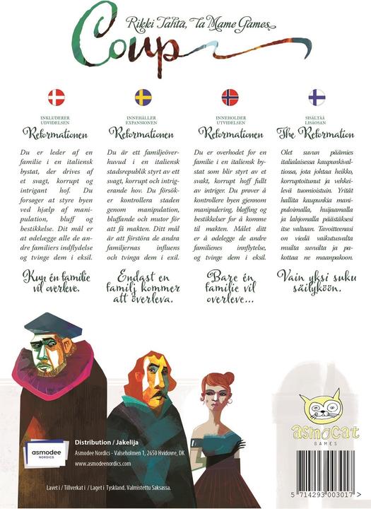 Actual product image Enigma Coup Nordic -strategiapeli