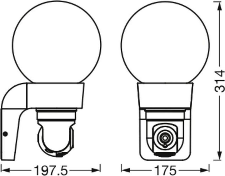 Produktbild Osram SMART+ Globe Camera Track & Trace (120 x 160 Pixel)